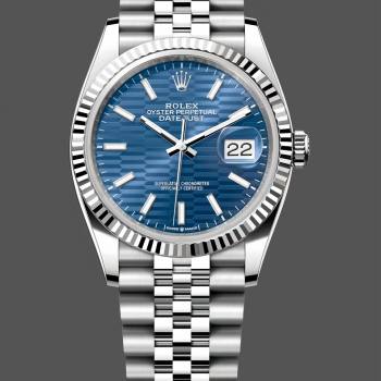 Rolex Datejust 41mm Stainless Steel 126334 Blue Index Jubilee Men Watch (w22067131)