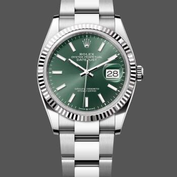 Rolex Datejust 36 White Gold Fluted Bezel 126234 0052 Unisex Watch (w22074827)