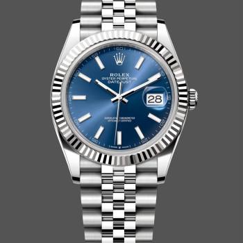 Rolex Datejust 31 Fluted Bezel Blue Dial m278274 Women Watch (w22074832)