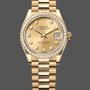 Rolex Datejust 31 Yellow Gold Champagne Dial 278288RBR 0005 Women Watch (w22082537)