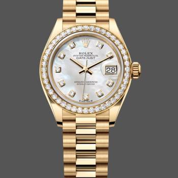 Rolex Datejust 28mm Yellow Gold MOP Dial M279138RBR 0015 Women Watch (w22083790)