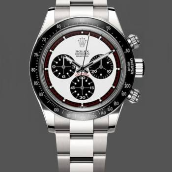 Rolex Cosmograph Daytona 116520 Bamford Paul Newman White Dial Steel Men Watch (w22110552)