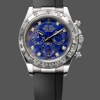 Rolex Daytona 116519 White Gold Blue Garnet Disc Diamond Marking Men Watch (w22110563)