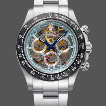 Daytona Daytona Artisans De Geneve Carbon Fiber Bezel Colorful Skeleton Dial 116500LN (w22110574)