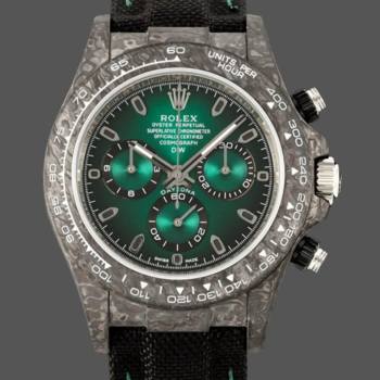 Rolex Cosmograph Daytona DIW Carbon Fiber Green Dial 40mm Men Watch (w22112396)