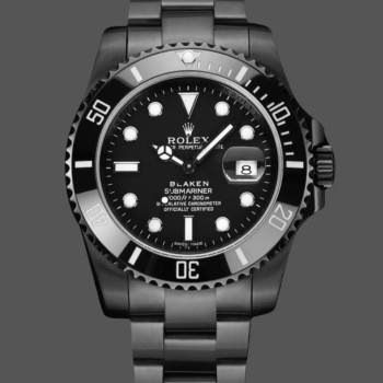 Rolex Submariner Date Black PVD/DLC Coated Stainless Steel 40mm 116610LN (w22118731)