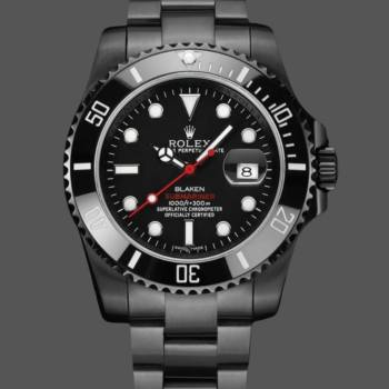 Rolex Submariner Blaken Black PVD/DLC Coated Stainless Steel 40mm 116610LN (w22118732)