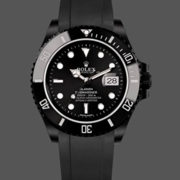 Rolex Blaken Submariner 116610 Black Dial DLC 40mm Men Watch (w22118744)