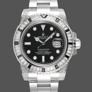 Rolex Submariner 116610 Black Dial Diamond Case 40MM Men Watch (w22118747)