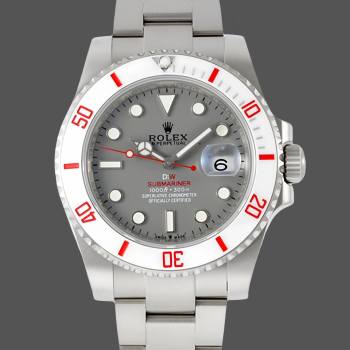 Rolex DIW Submariner Date Sandblasted 116610 Limited Edition Full 904L Grey Dial 40mm (w22118748)