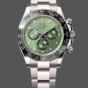 Rolex Daytona Platinum Green Dial Ceramic Bezel LNIB 126506 40mm Stainless Steel Men Watch (w22118758)