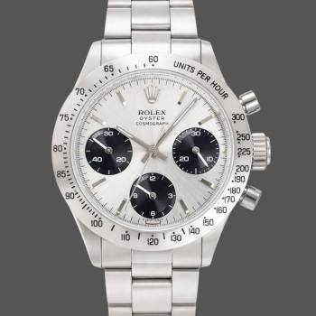 Rolex Daytona 6239 Stainless steel bi-color black and silver LIMITED (w22118761)