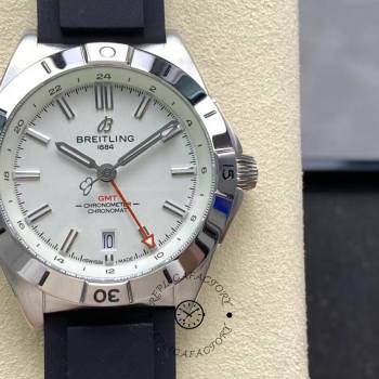 Breitling Chronomat GMT White Dial A32398101C1A1 40  (w23123986)
