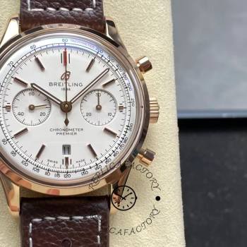 Breitling Premier B01 42mm Silver Dial RB0118371G1P1  (w23124491)