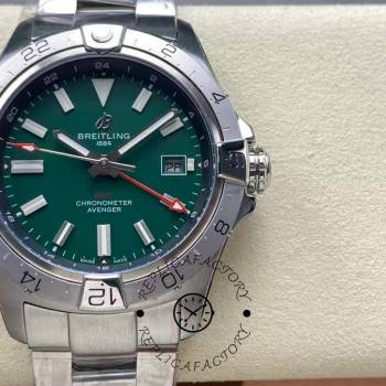 Breitling Avenger Automatic Gmt A32320101B1A1 Green Dial  (w23127757)