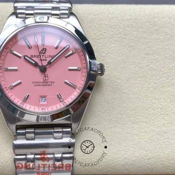 Breitling Chronomat 36mm Pink Dial A77310101K1A1  (w23163721)