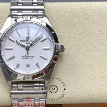 Breitling Chronomat A10380101A3A1 36mm Automatic White Dial  (w23163869)