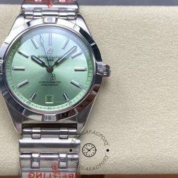 Breitling Chronomat Automatic 36mm Mint Green A10380101L1A1  (w23163871)