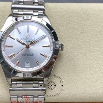Breitling Chronomat Automatic 36mm Silver Dial A10380101A2A1  (w23163874)