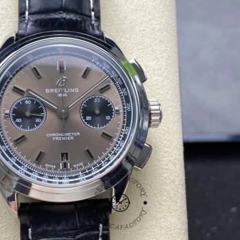 Breitling Premier B01 AB0118221B1P2 1:1 Clone Chronograph 42mm Grey Men Watch (w23303182)