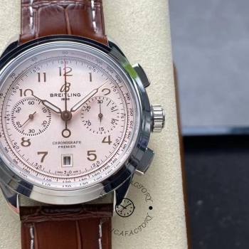 Breitling Premier B01 Chronograph 42 Automatic AB0145211G1P2 Silver Dial (w23303183)