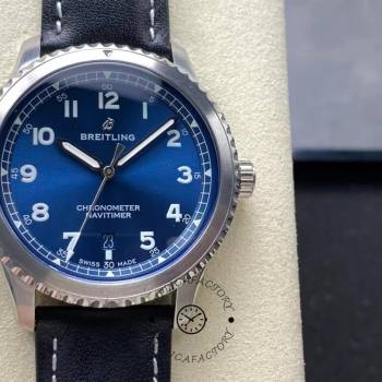 Breitling Navitimer 8 Automatic 41 A17314101C1X2 Black Leather Band 1:1 Clone Men Watch (w23304051)