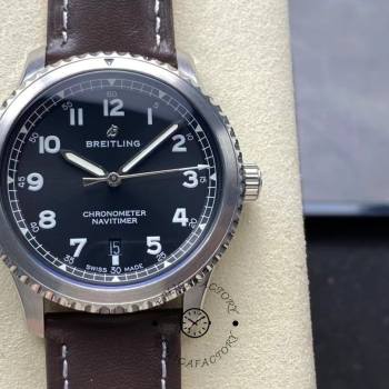 Breitling Navitimer 8 Automatic 1:1 Clone A17314101B1X1 41mm Brown Calfskin Strap (w23304055)