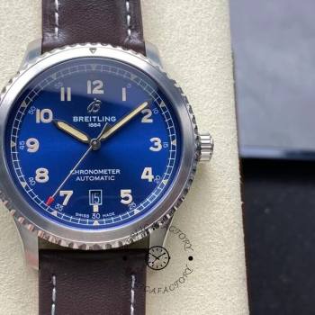Breitling Aviator 8 Automatic 41mm A17315101C1X1 Brown Leather Strap (w23304986)