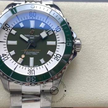 Breitling Superocean Automatic 44 A17376A31L1A1 Stylish Men Green Watch (w23305800)