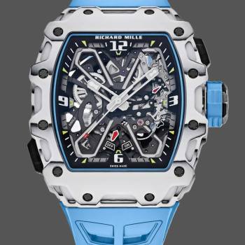 Richard Mille RM35-03 White Quartz TPT Blue Strap (w23534488)
