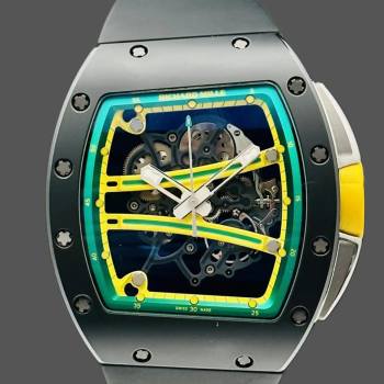 1:1 Clone Richard Mille RM 061 01 Carbon Skeletonized (w23534490)