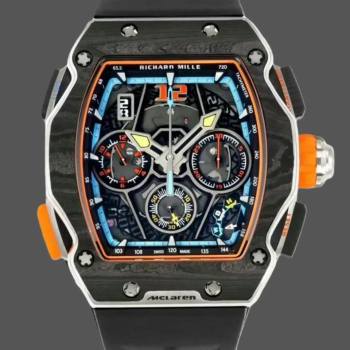 Richard Mille Automatic Winding Split seconds Chronograph Carbon RM 65 01 (w23534497)