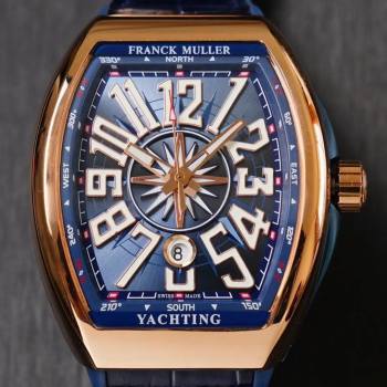 1:1 Clone Franck Muller Yachting V45 SC DT YACHTING 5N.BL Watch (w26676272)
