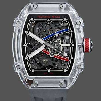 1:1 Clone Richard Mille RM67-02 Skeleton Crystal Case Watch (w26676528)