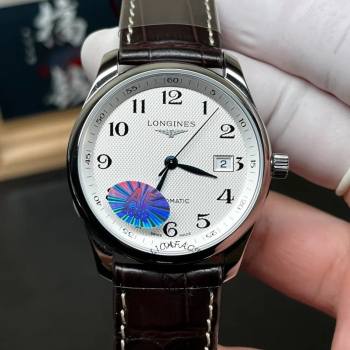 Longines L2.793.4.78.3 Master Automatic Date Silver Barleycorn (w26685967)