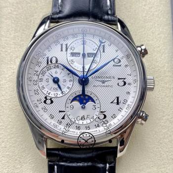 Longines L2.673.4.78.3 Master Collection Moonphase Chronograph Arabic 40 (w26687399)