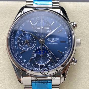 Longines L2.673.4.92.6 Master Collection 40 Stainless Steel 1:1 Clone Blue Dial (w26687418)