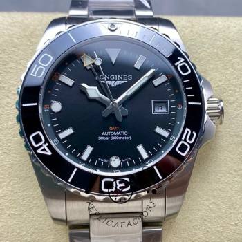 Longines HydroConquest GMT 41 Steel L3.790.4.56.6 Ceramic Bezel (w26687445)