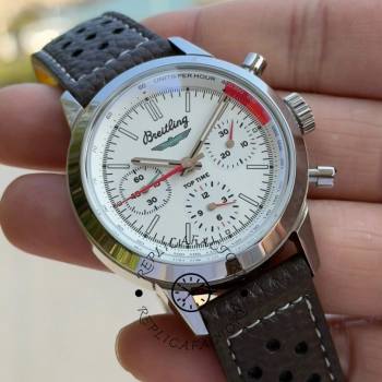 Breitling Top Time B01 AB01766A1A1X1 Ford Thunderbird 41 Brown Leather Strap  (w26704928)