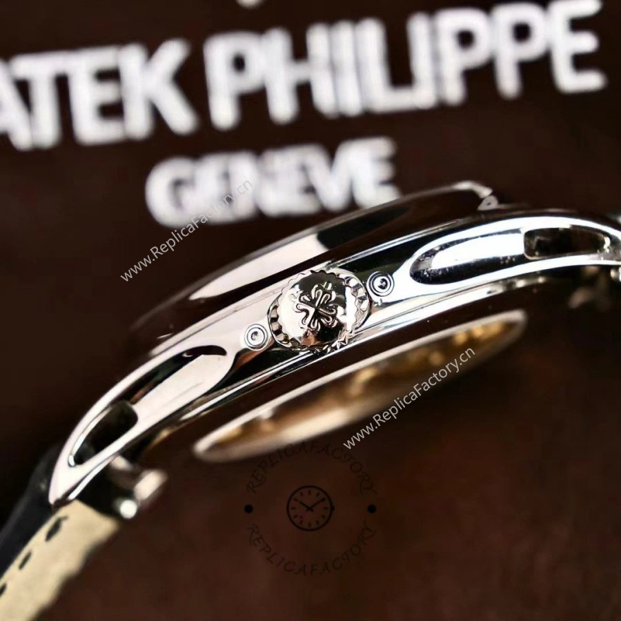 Replica Patek Philippe Complications Annual Calendar White Gold 5205G 010
