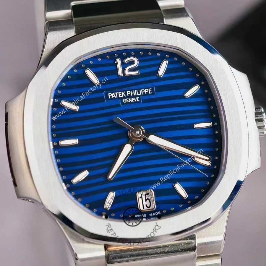Patek Philippe Ladies Nautilus Blue Dial and Grey Dial 7118 1A 001