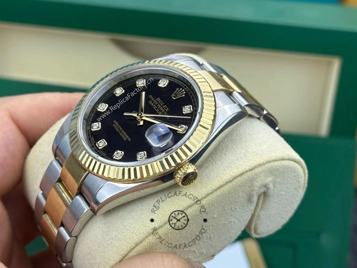 Rolex Datejust 41 Black Diamond Dial M126333 0005