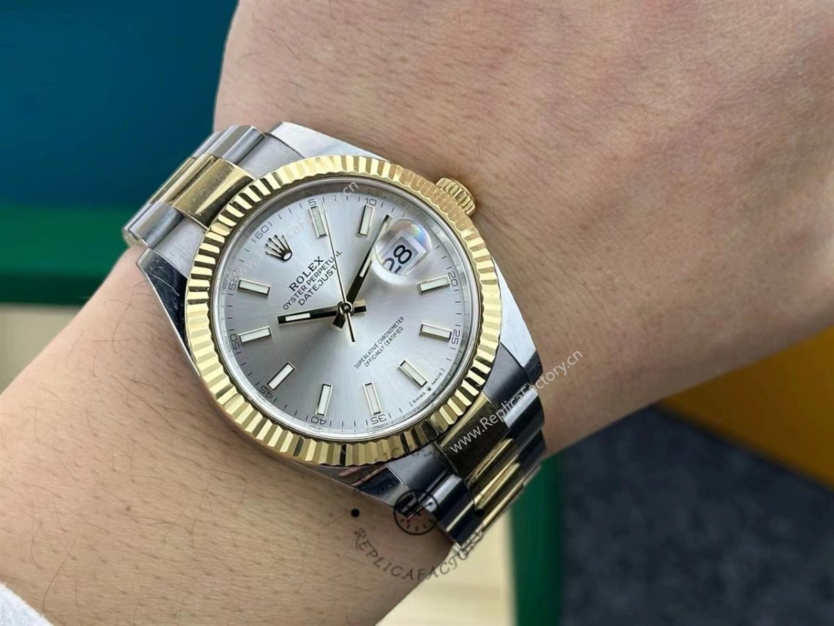 Rolex Datejust 41 Oystersteel Silver Dial M126333 0001